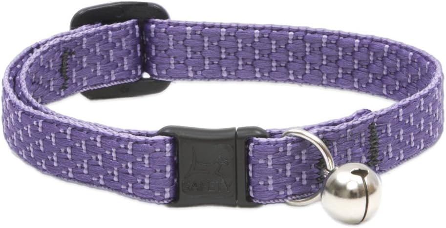 LupinePet Eco Safety Cat Collar with Bell - Lilac
