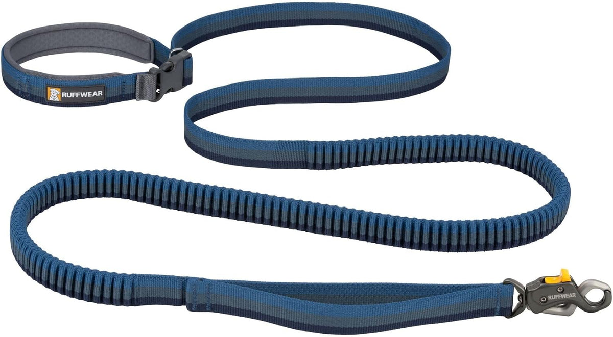 Ruffwear Roamer Lock Bungee Dog Leash, Orion Blue