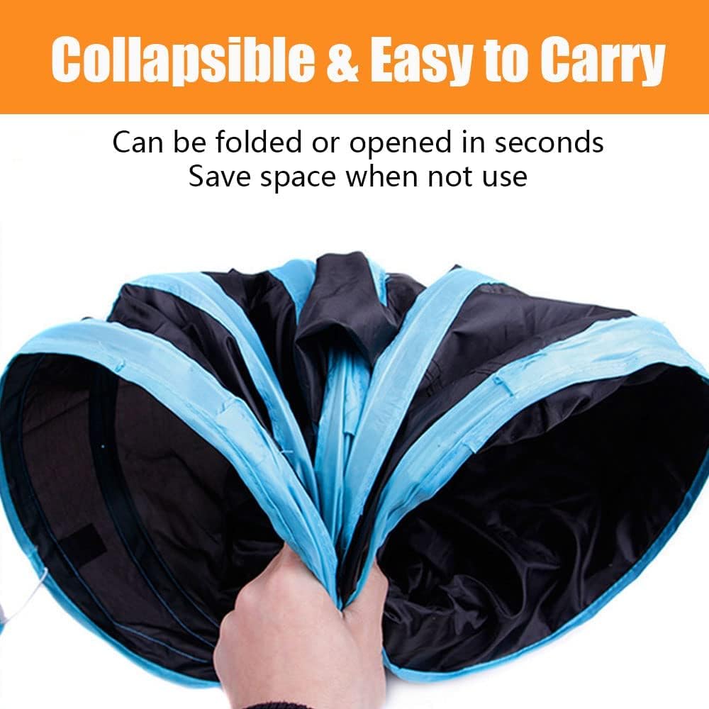 Speedy Panther Collapsible Cat Tunnel Toy Set - 21 Pieces