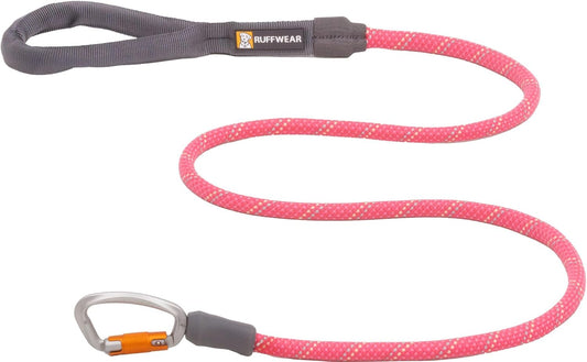 Ruffwear Knot-a-Leash Reflective Rope Dog Leash, Fireweed Pink